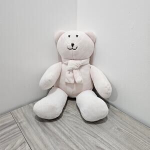 Ralph Lauren Pink Bear with Scarf Tie Plush Soft Baby Girl Pastel Infant